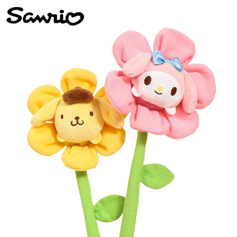 

my Melody Pompom Purin Sanrio anime peripheral kawaii cute cartoon plush toy lucky bouquet creative decoration gift wholesale