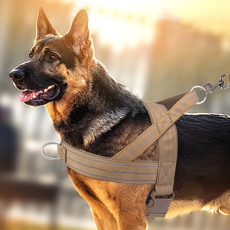 

Tactical Dog Vest Hunting Dog Clothes Nylon Army Police Pets Vest Military MOLLE Combat Training Harness For K9 Service Dog