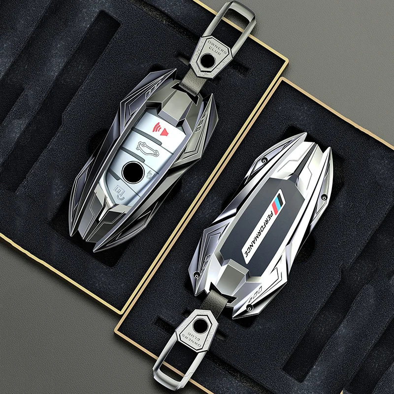 

Zinc Alloy Car Key Case Cover Shell Protector For BMW X1 X3 X4 X5 F15 X6 F16 G30 7 Series G11 F48 F39 520 525 f30 118i 218i 320i