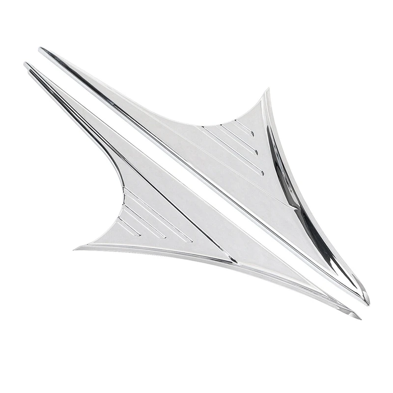 Chrome Rear Trunk Side Body Accent Trim Dress Up For Tri Glide 09Up Trike Replacement Parts Accessories