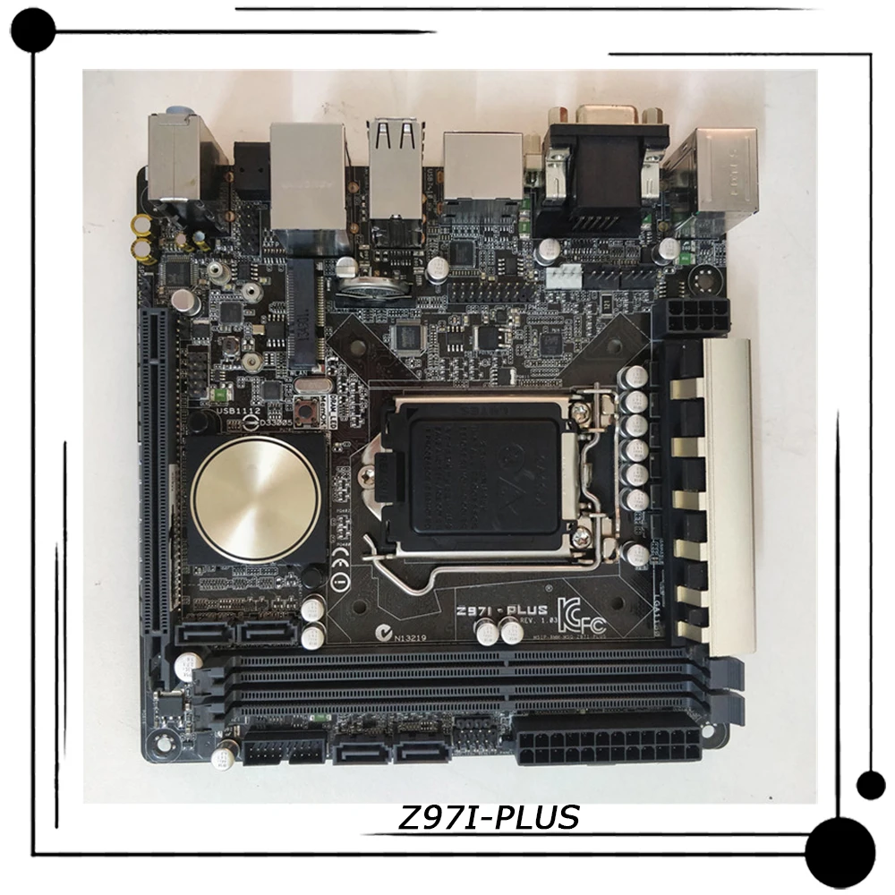 

Z97I-PLUS для ASUS настольная материнская плата DDR3 1150 Intel Z97 Core i7/i5/i3/Pentium/Celeron Mini-ITX идеальный тест перед отправкой