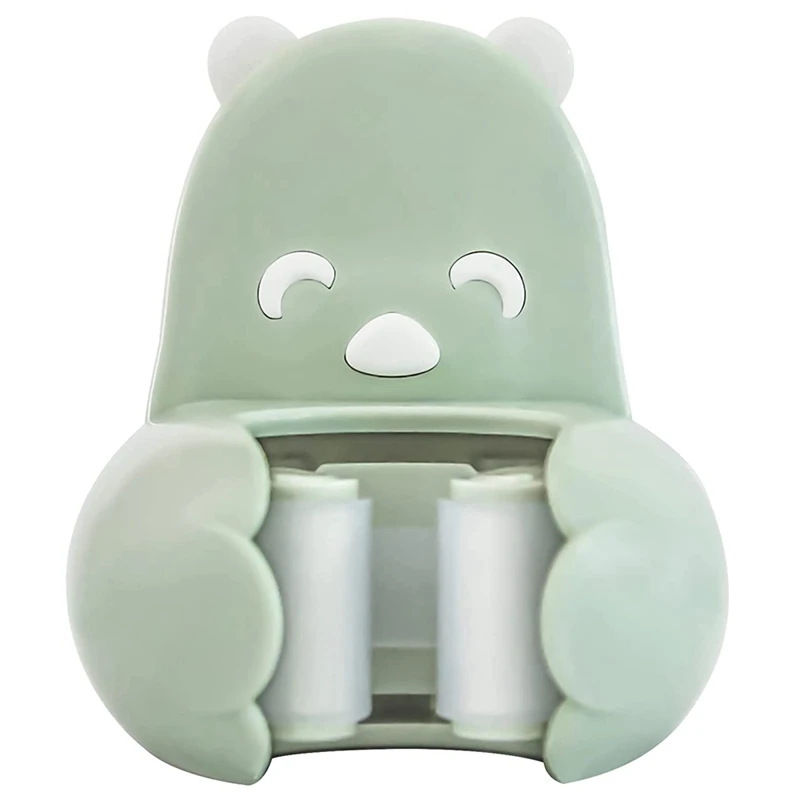 

Mop And Broom Holder Holder Can Fix Self-Adhesive Drilling-Free Wall-Mounted Mini Bear-Shaped Broom