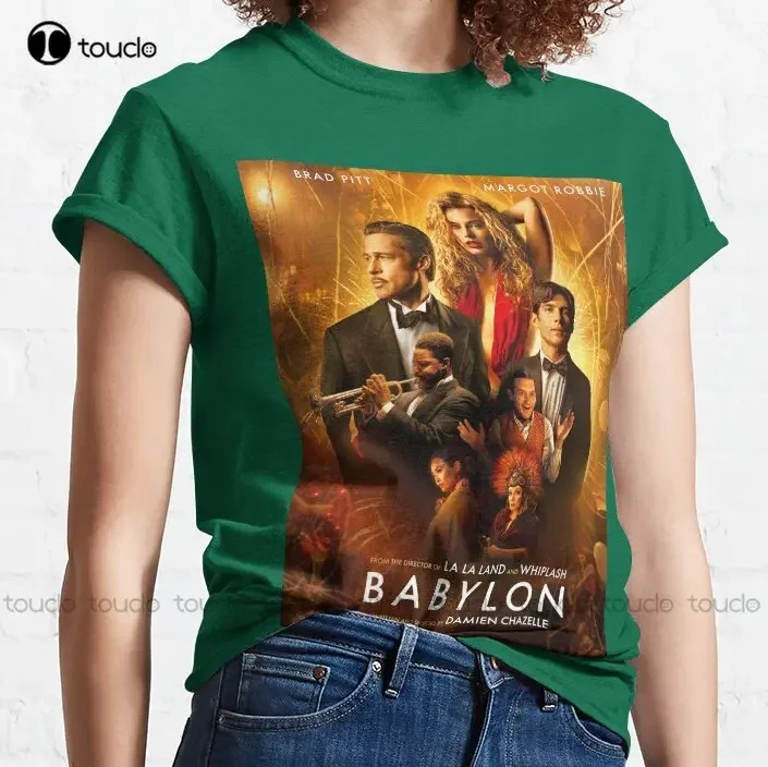 Babylon Movie 2022 Characters Classic T-Shirt Custom Aldult Teen Unisex Digital Printing Tee Shirts Gift Xs-5Xl Tshirt