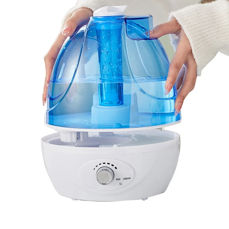 

Cool Mist Air Humidifier 2.5L Quiet Ultrasonic Humidifiers For Bedroom & Large Room-Adjustable-360° Rotation-BPA FREE