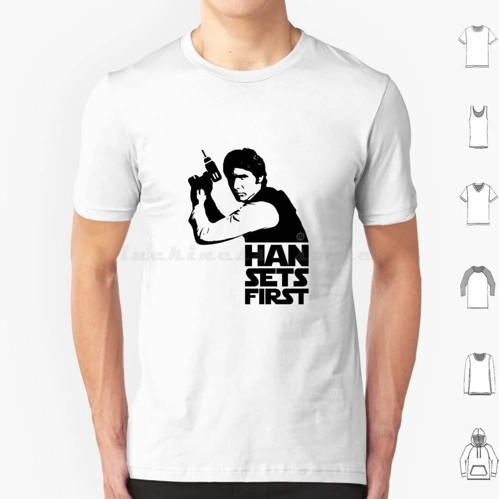 Han Sets First Футболка большого размера 100% хлопок установка маршрута маршрутов