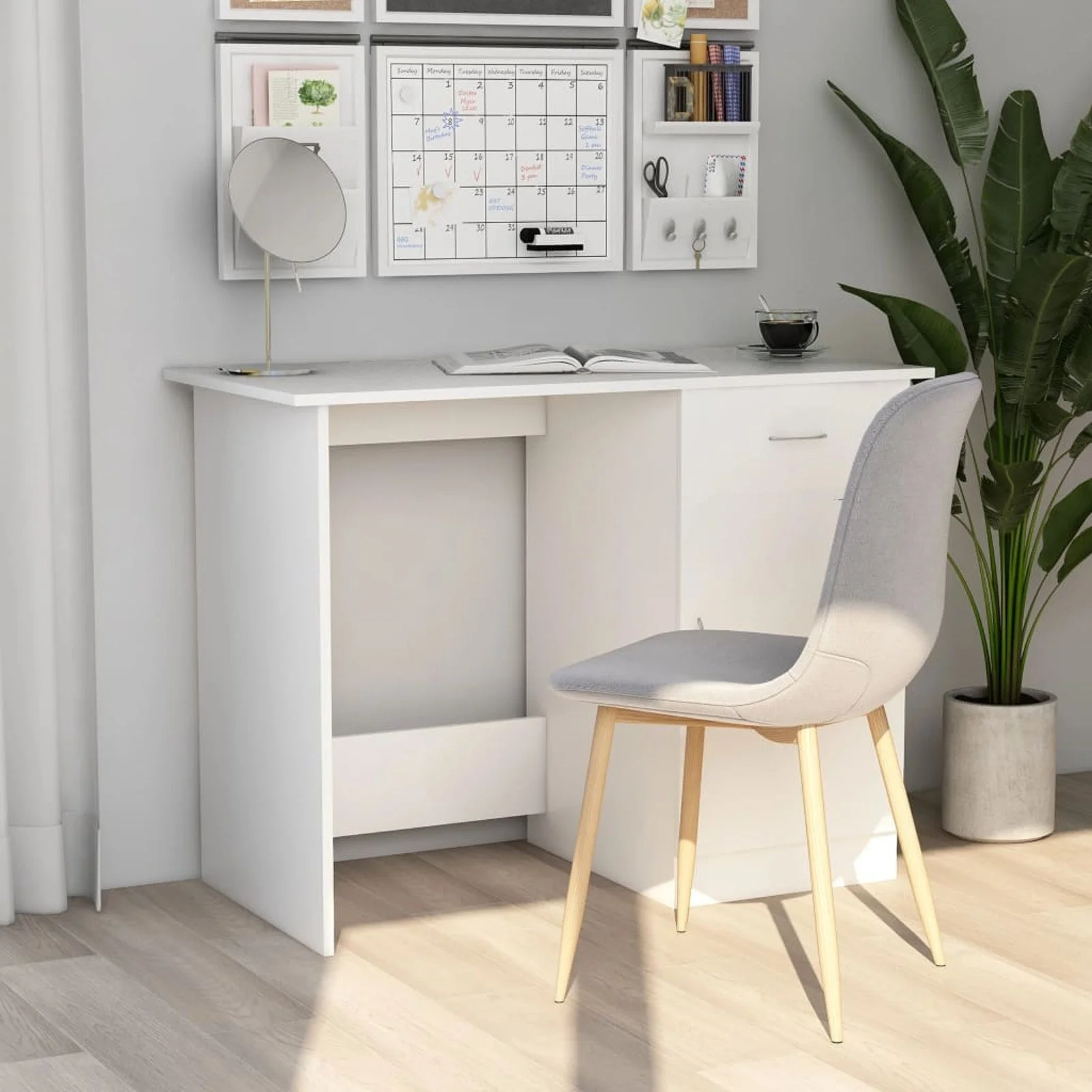 

Desk White 39.4"x19.7"x29.9" Chipboard