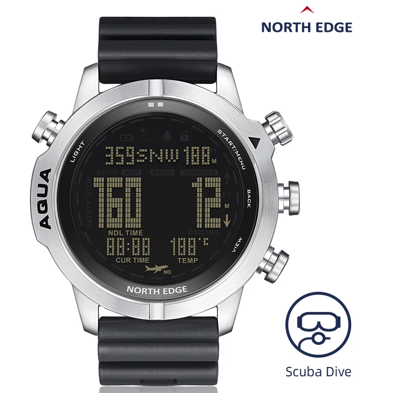 Фото TF NORTH EDGE AQUA 100M Смарт-часы для подводного плавания для мужчин reloj inteligente Высотомер Барометр Компас relojes Смарт-часы 2025 №5