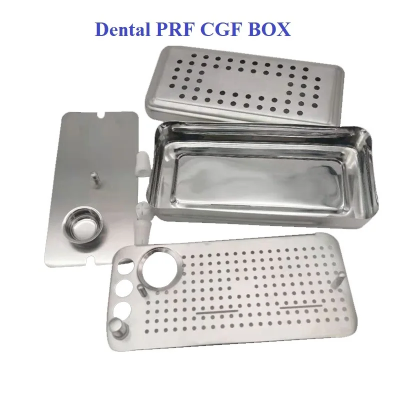 Stainless Steel Dental Implant PRF BOX  Plate Rich Fibrin BOX  Dental Implant PRF CGF BOX Dental PRF BOX  Implant GRF System