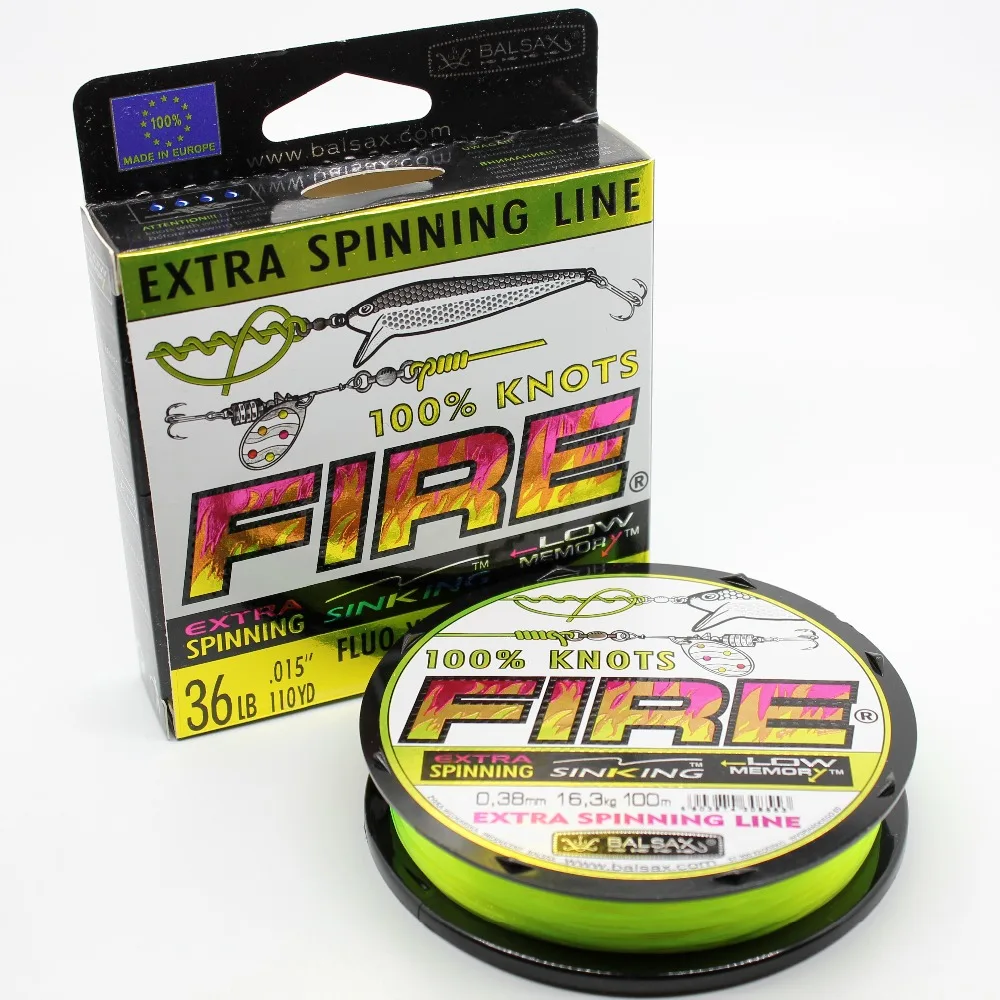 

Balsax FIRE branded fishing line/braid, 8lb-57lb super power sinking line for Freshwater & Saltwater