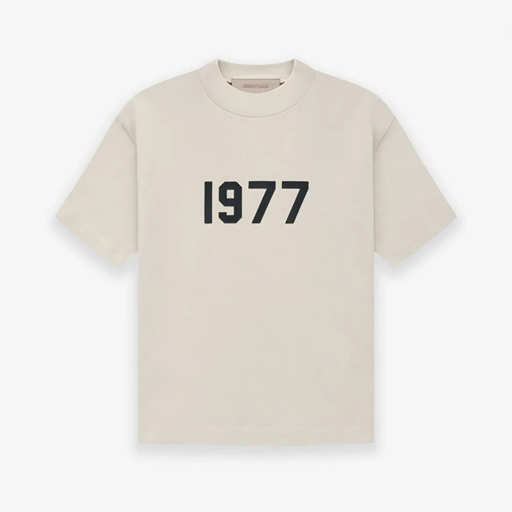 

Essentials T-Shirt Men Summer 1:1 100%Cotton High Quality Loose Tees 1977 Letter Print Hip Hop Casual Unisex Oversized T-Shirts