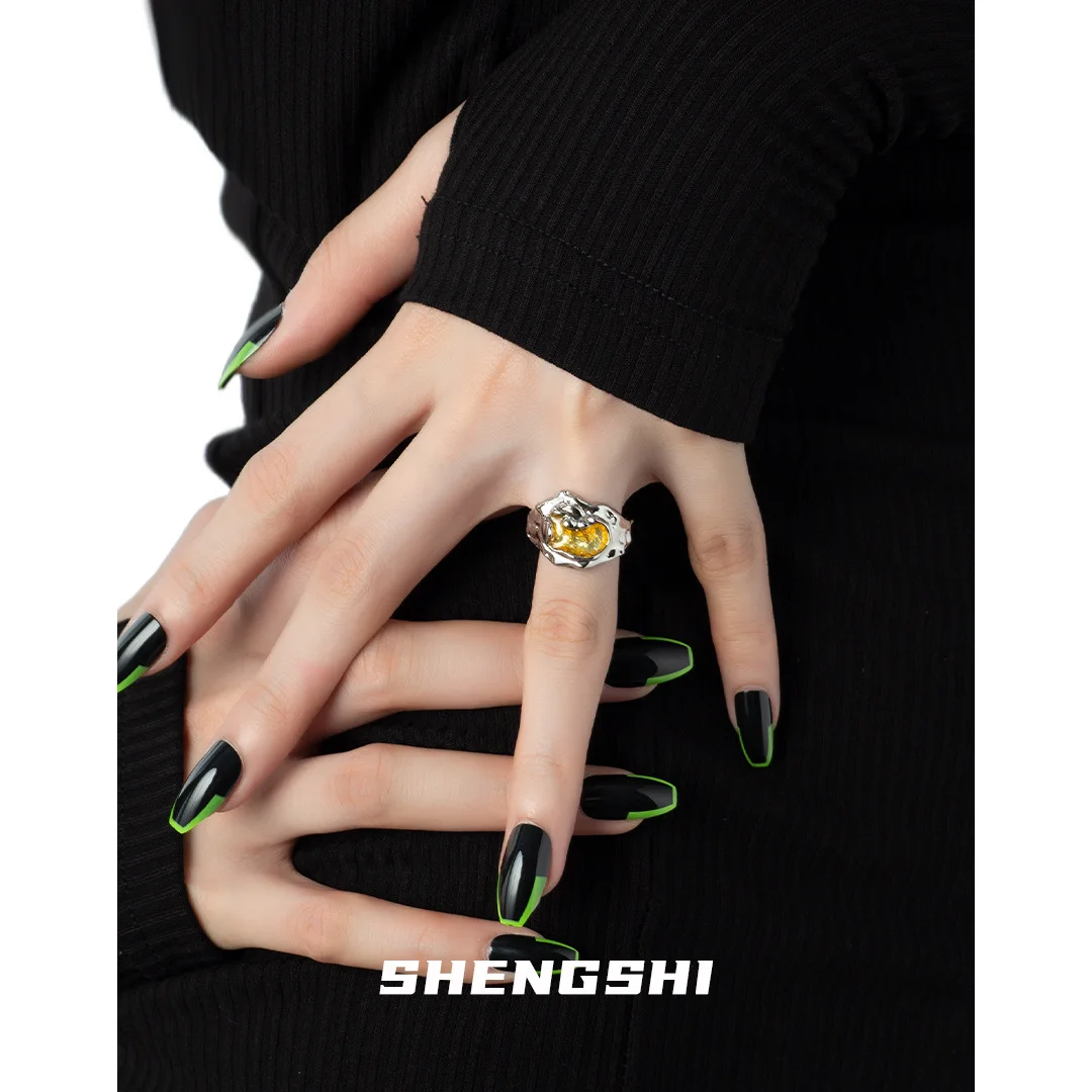 

Кольца из жидкого металла для женщин и мужчин, регулируемые кольца в стиле хип-хоп для молодых девушек, ювелирные изделия, кольца на палец, 2023