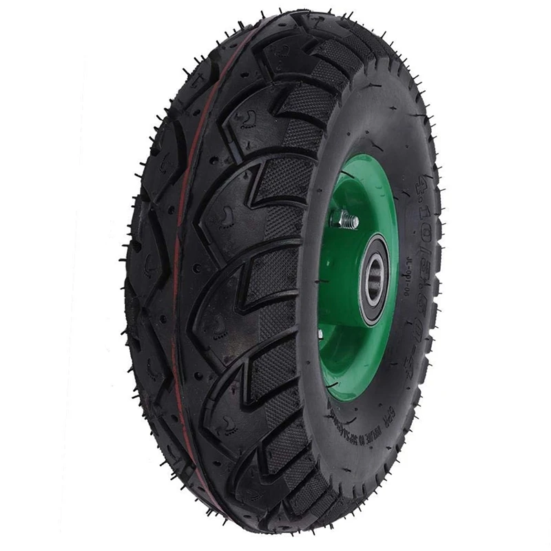 

Шины для колес 2x10 дюймов 4,10/3,50-4, 6204-2RS, подшипники, резиновые надувные шины для телеколес, Ги, Искусственная резина