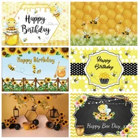gold glitter honey bee backdrop for photography newborn baby portrait background for photo studio supplies party decoration prop