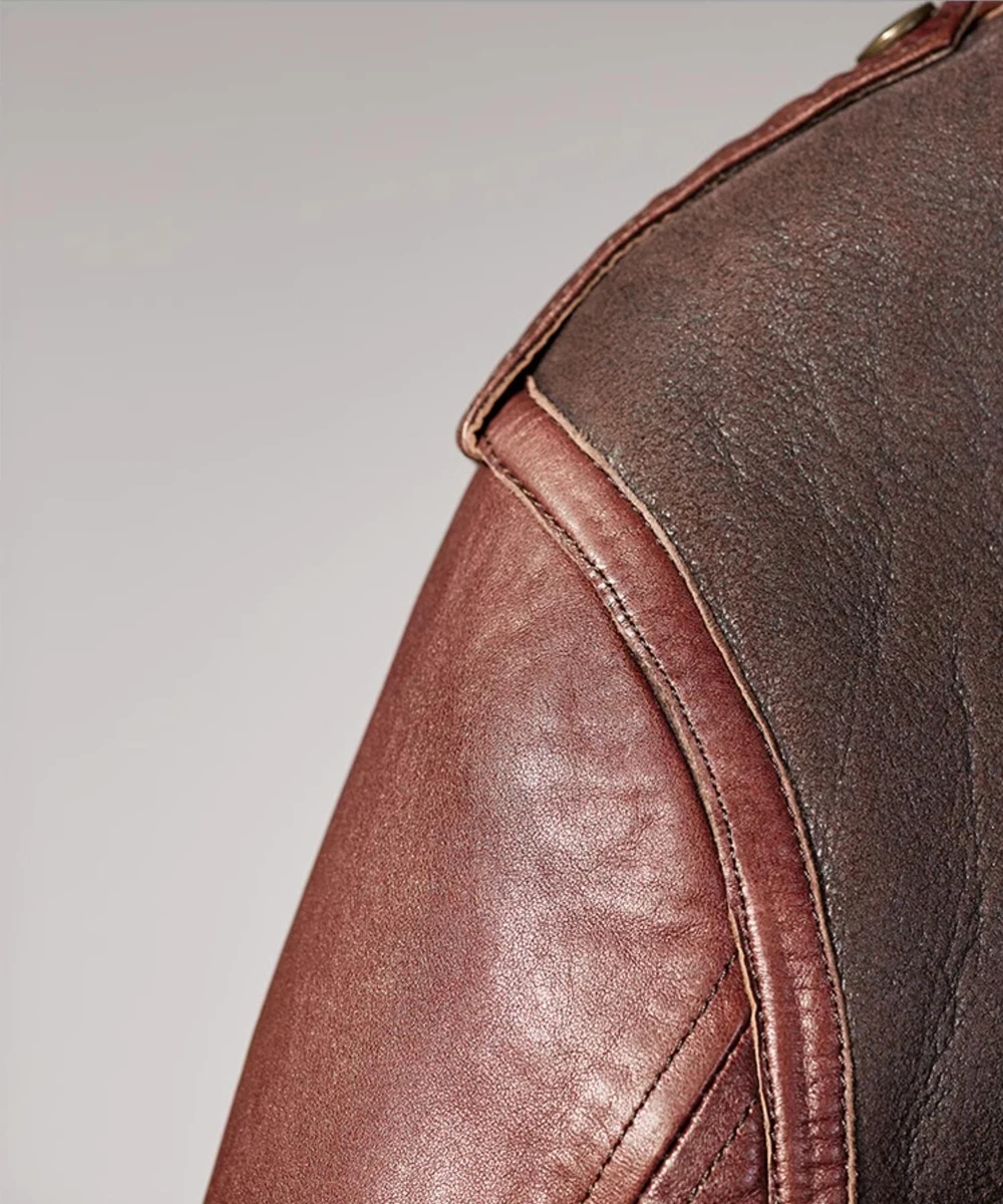 Мужская дубленка Denny &amp Dora в американском стиле байкерская мотоциклетная куртка