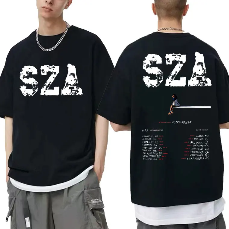 

Singer SZA Music Album Graphic T-shirt Unisex Hip Hop Tshirt Men's Oversized Tees Streetwear Men Women Vintage Harajuku T Shirts