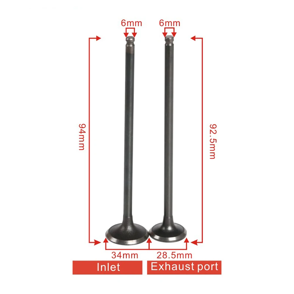 

Motor Bike Intake Valve & Exhaust Valve Stem Set For Yamaha XT225 Serow XT 225 85-07 TT225 TW225E TW225 TTR225 TT TTR TW 225 a#