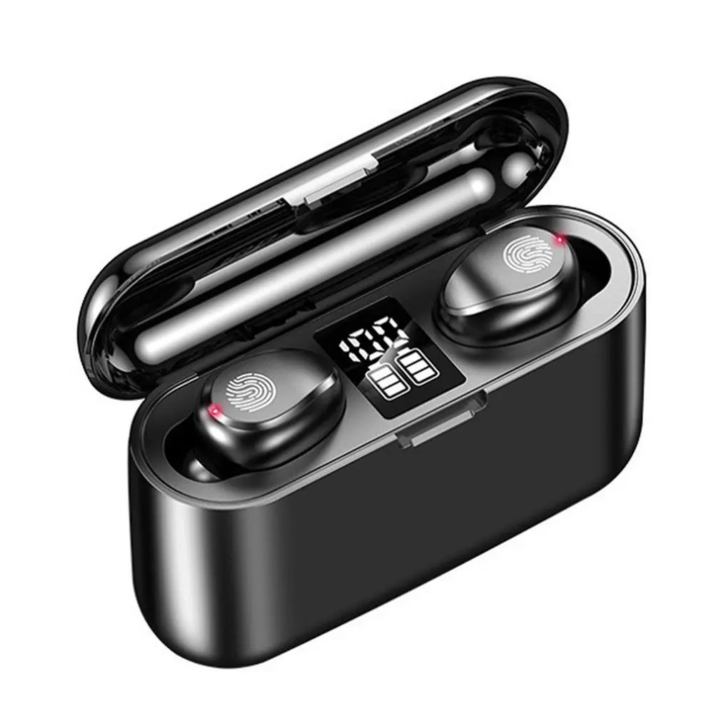 

Waterproof LED Display Wireless Earphones Sports Running Touch Control HIFI Stereo Earbuds Headset For IOS