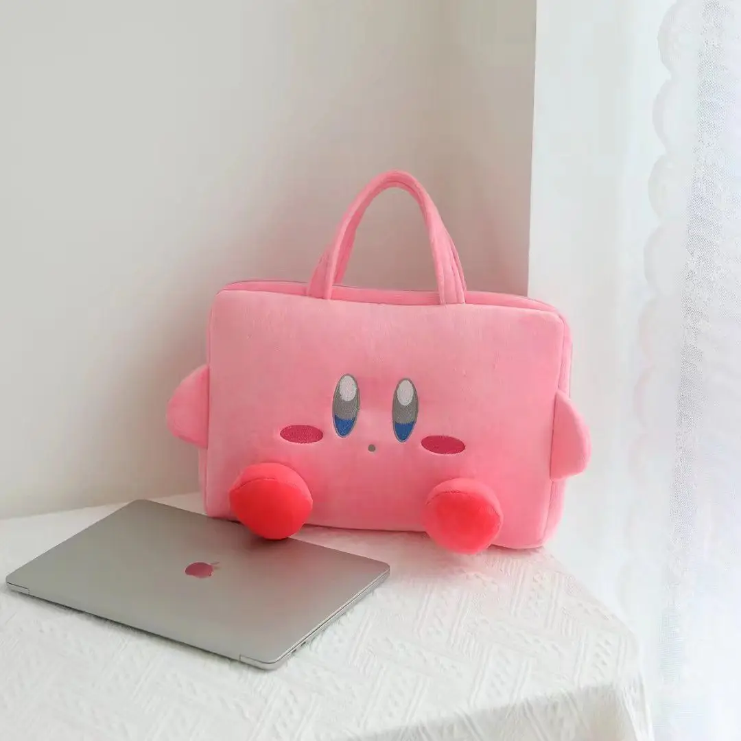 

Soft Cute Plush Bag 13-15.6inch Laptop Handbag for Macbook Air 13.3 M1 M2 Case Huawei Matebook E Go Lenovo Dell Notebook Bag