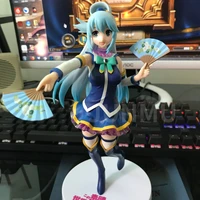 anime liberation blessing beautiful world water goddess aquarium standing collection model toy desktop ornaments pvc