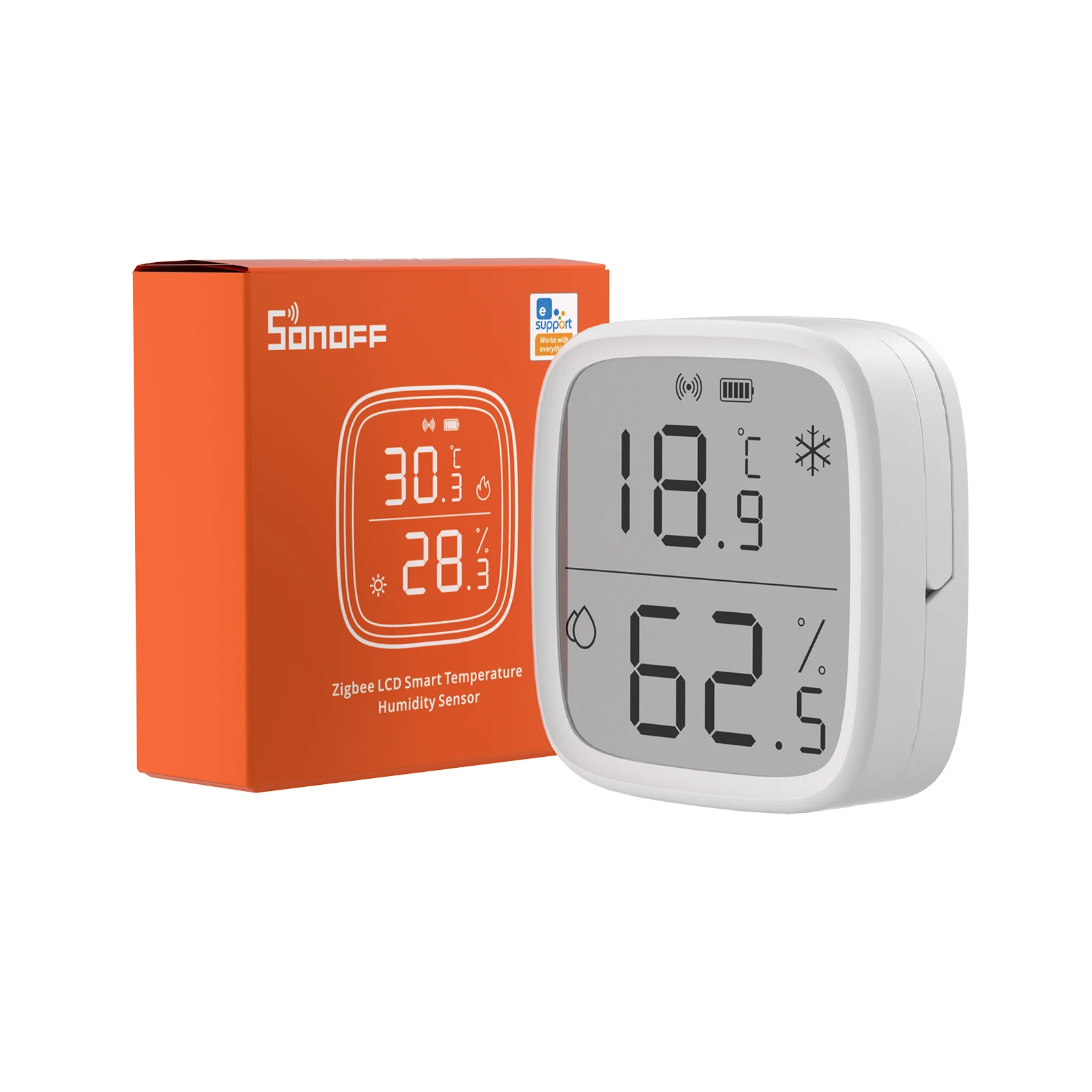 

SONOFF SNZB-02D датчик температуры и влажности