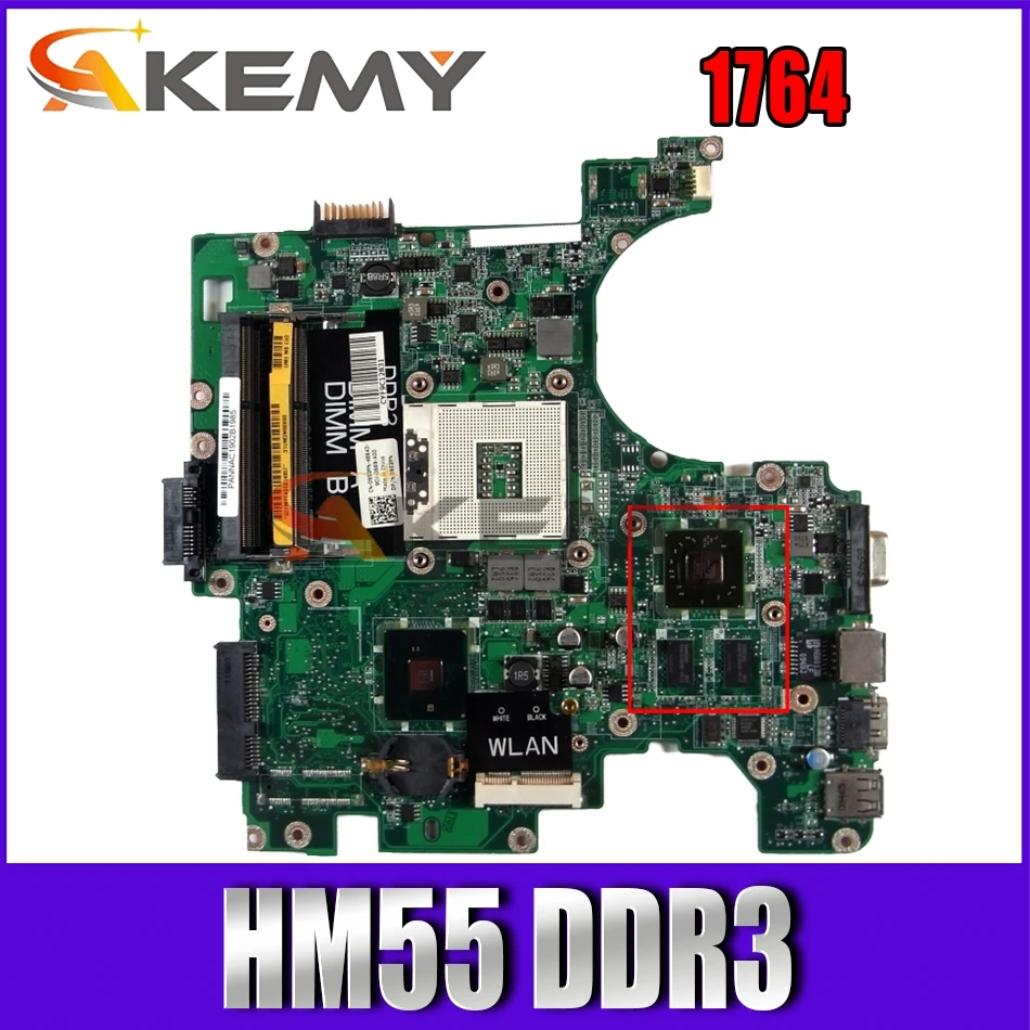 

Akemy For DELL Inspiron 1764 MOTHERBOARD 0W15K 00W15K DA0UM3MB8E0 HM55 DDR3 tested