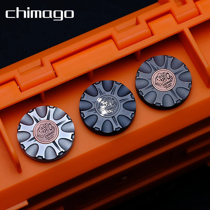 Chimago Haptic Coin Adult Stress Relief Toys EDC Metal enlarge