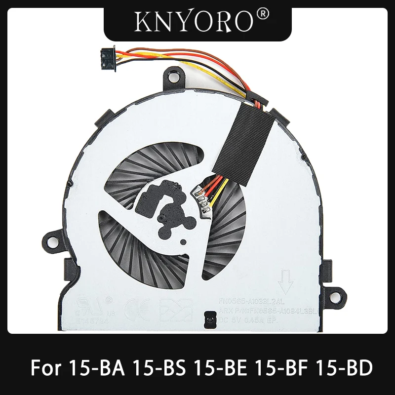 

CPU Cooling Fan Replacement for HP 15-BA 15-BS 15-BE 15-BF 15-BD 15-BW 15-AC 15-AY 15-AF Notebook Accessories Part 813946-001