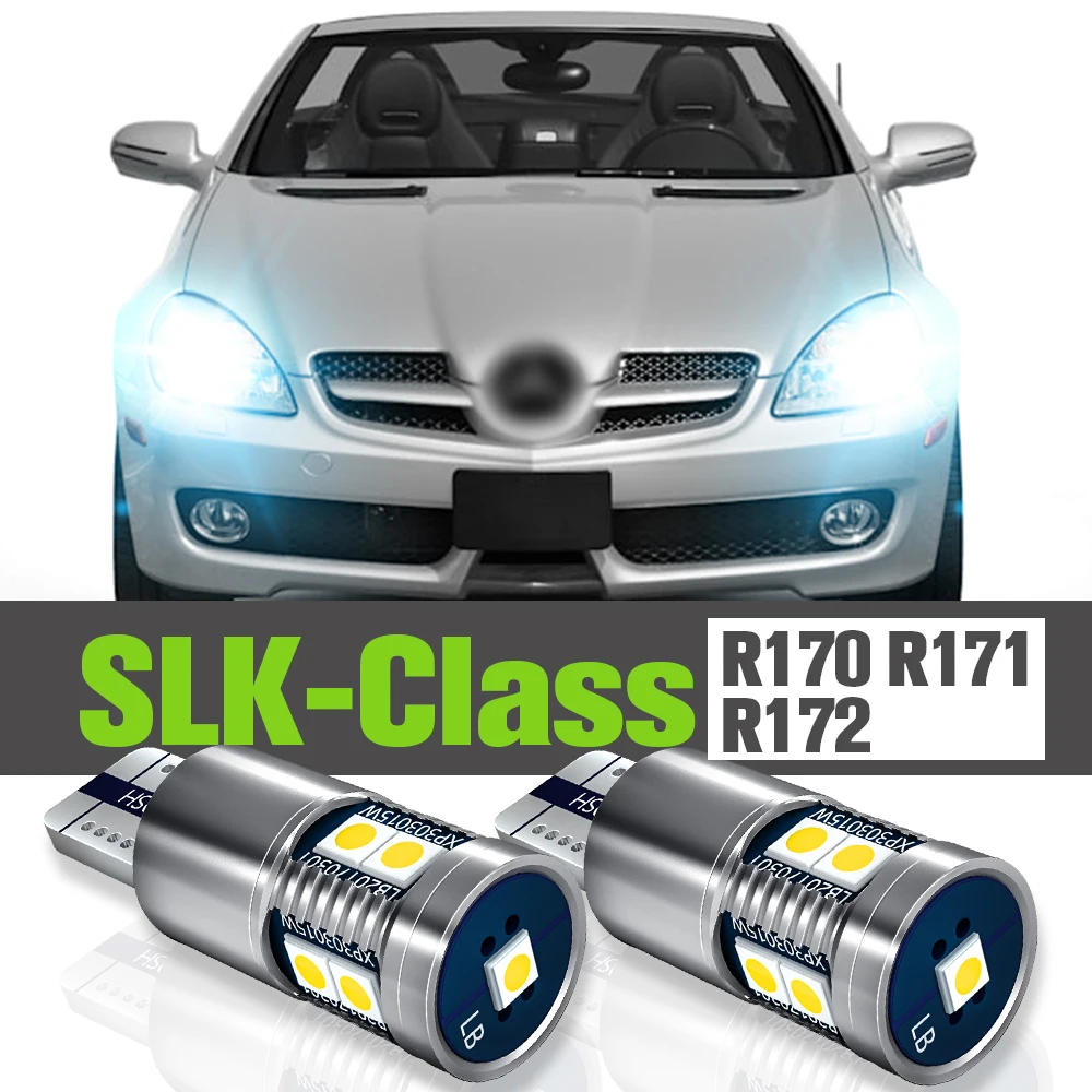 

2x LED Parking Light Accessories Lamp For Mercedes Benz SLK Class R170 R171 R172 1996 2004 2005 2006 2007 2008 2009 2010 2011