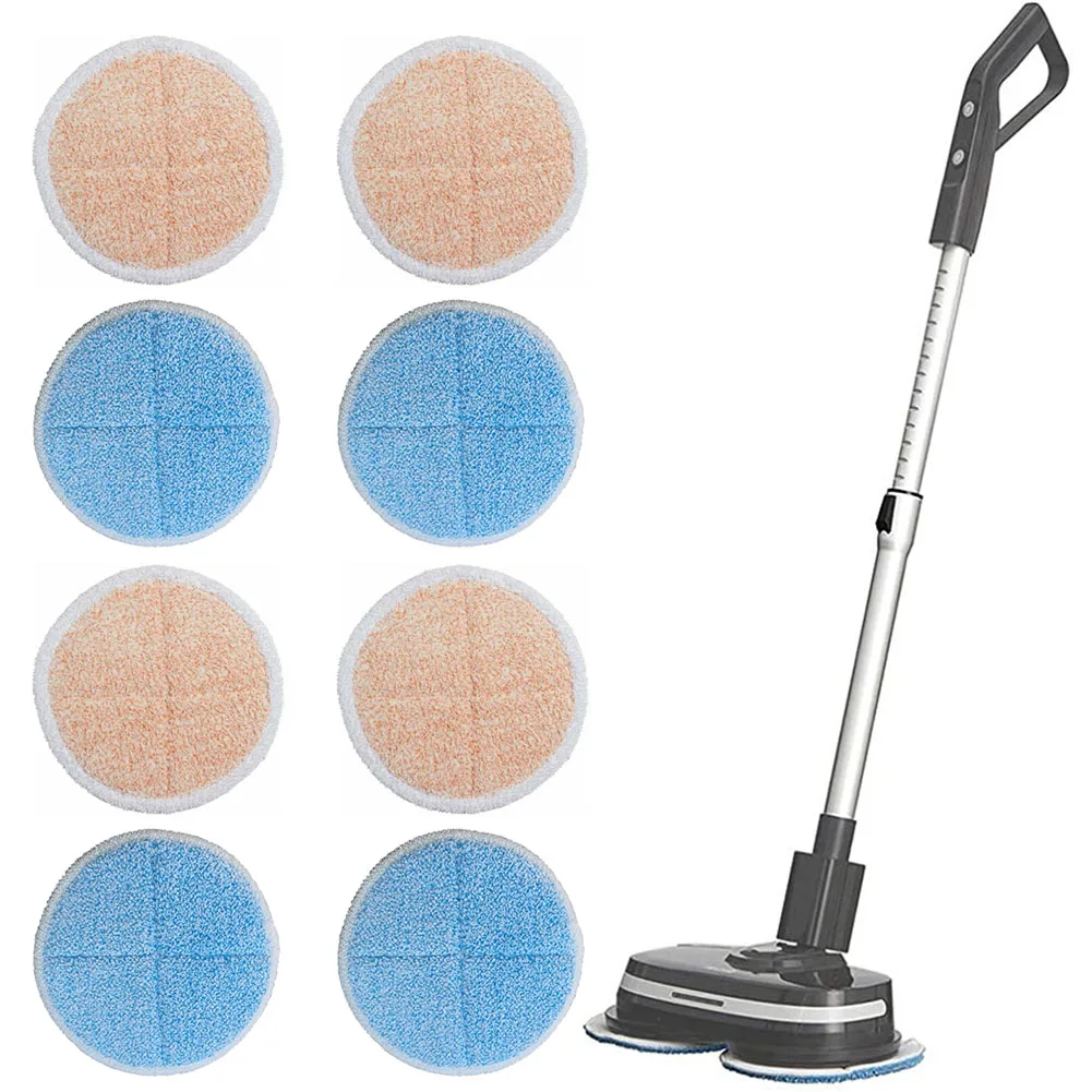 

8PCS Spin Mop Pads Replacement For Bissell Spinwave 2124/2039A/20391/20395/2039Q/2039T/2039W Series Vaccum Cleaner Accessories