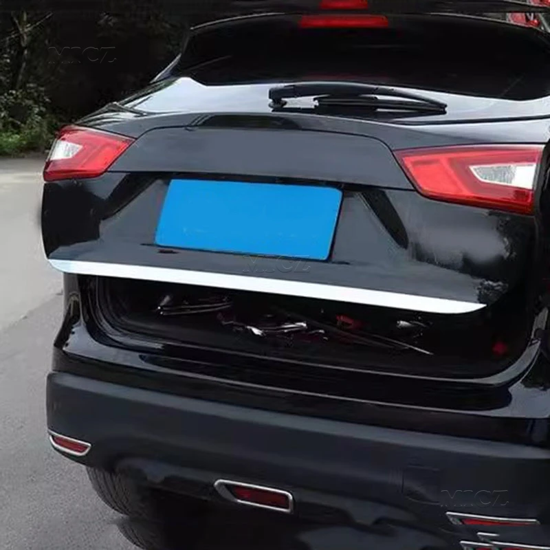 

Для Nissan Qashqai J11 2014-2020 хромированная Задняя Крышка багажника задняя дверная ручка Крышка отделка молдинг автостайлинг
