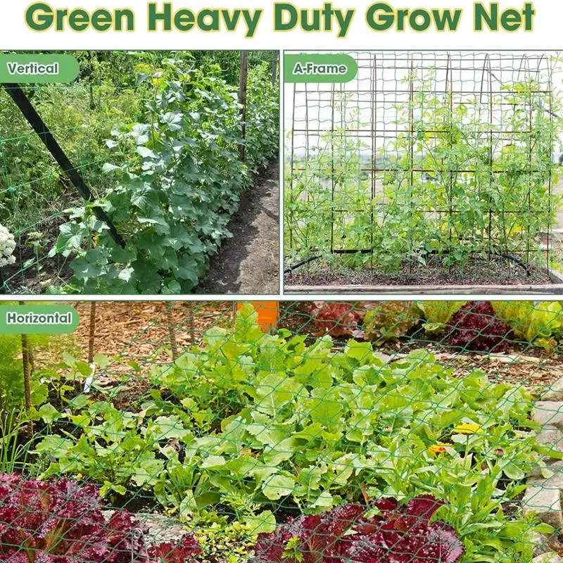 9-прядная сетка для восхождения растений огурцов лоз фруктов овощей решетчатая