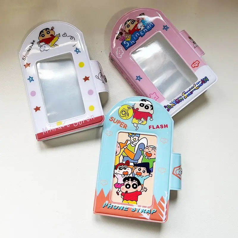

Фотоальбом Kawaii Crayon Shin-Chan для хобби аниме, альбом для открыток, фотоальбом, сумка для фотокарт, 3 дюйма, 32 книги для хранения