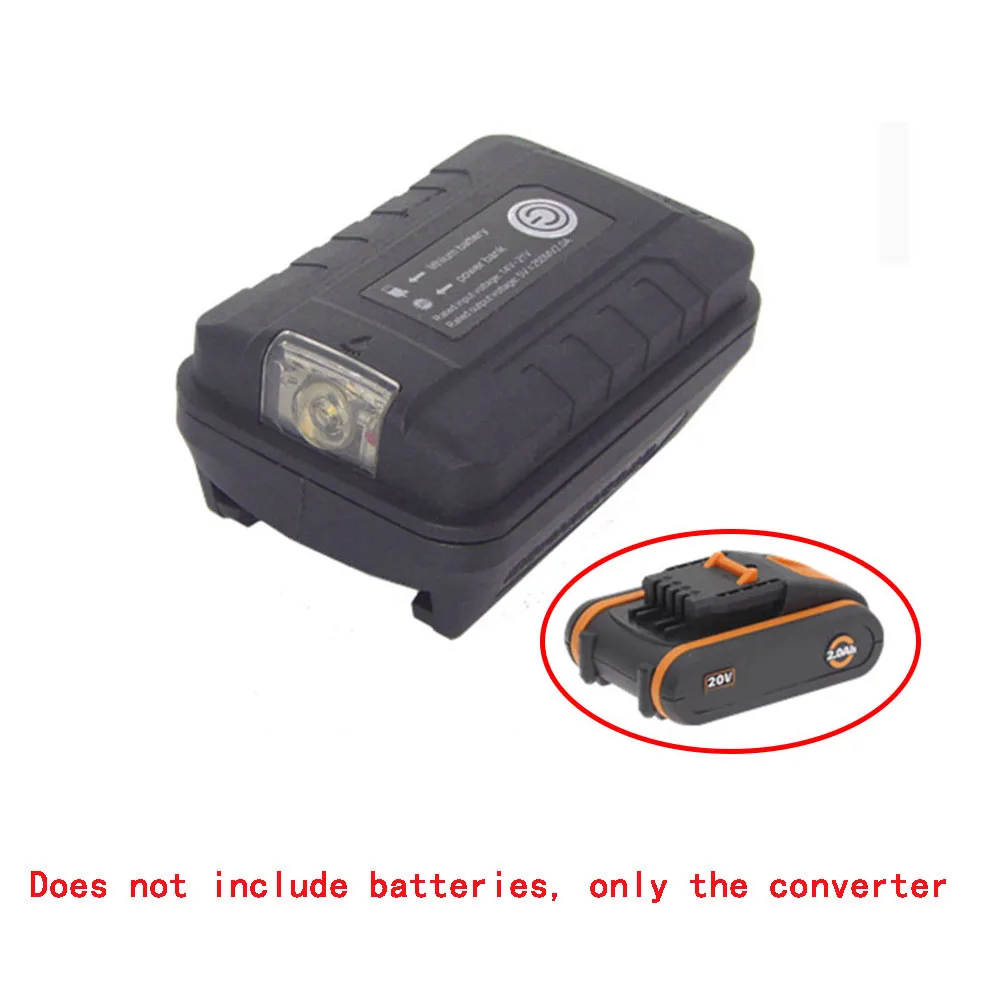 Адаптер лампа фонарик USB-зарядное устройство для мобильного телефона Worx Orange