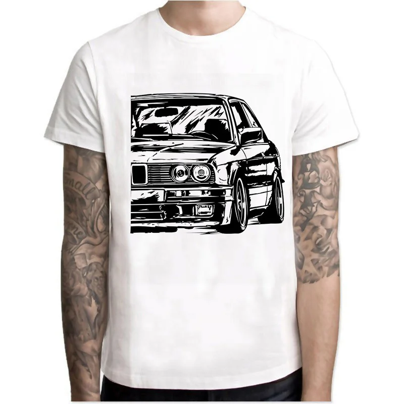 

Harajuku Cool Automotive Car Turbo E30 E36 E46 t shirt men Anime T-shirts tee shirt homme TShirt Male Camisetas Q10