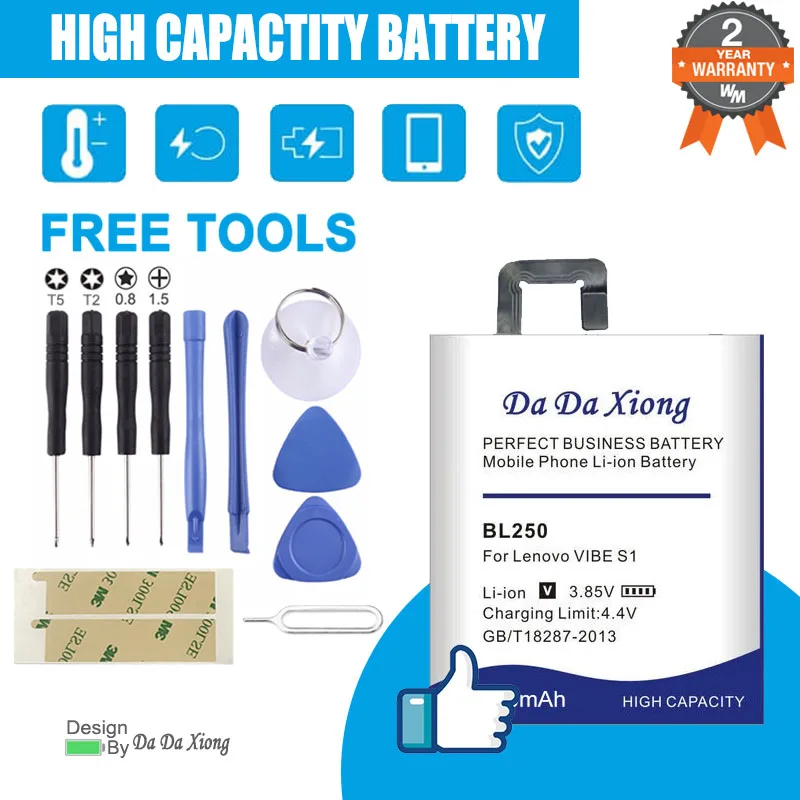 BL250 BL260 для Lenovo VIBE S1 Lite S1a40 S1c50 мобильный телефон замена