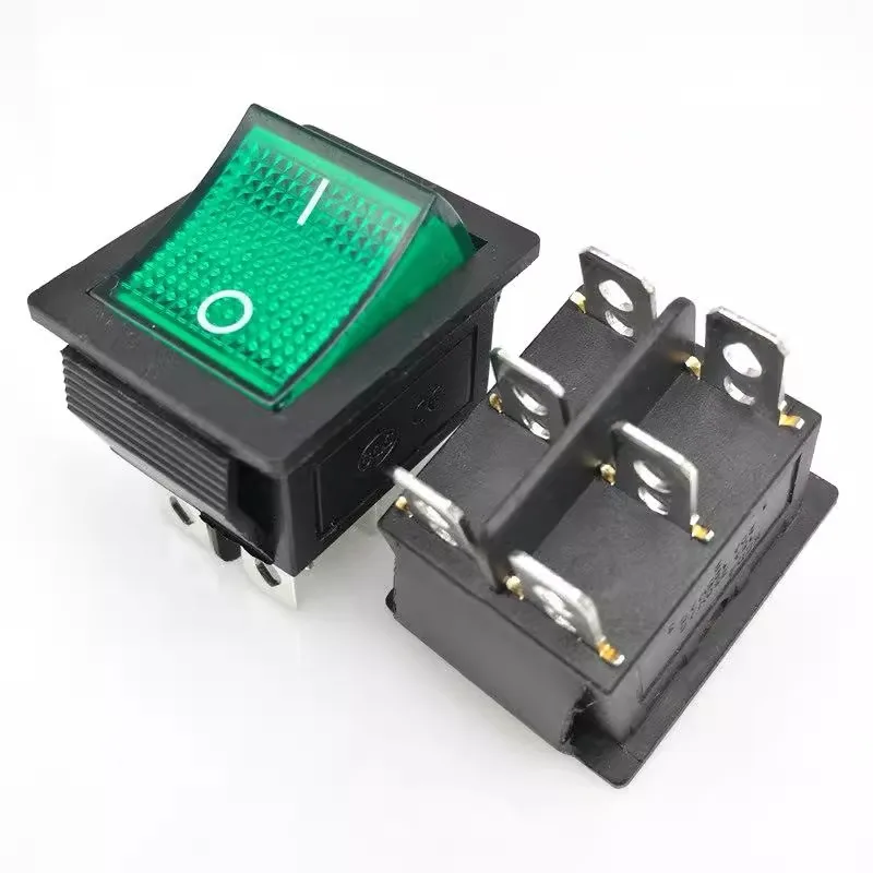 12 шт. красный клавишный выключатель яркости 250 В 16 А