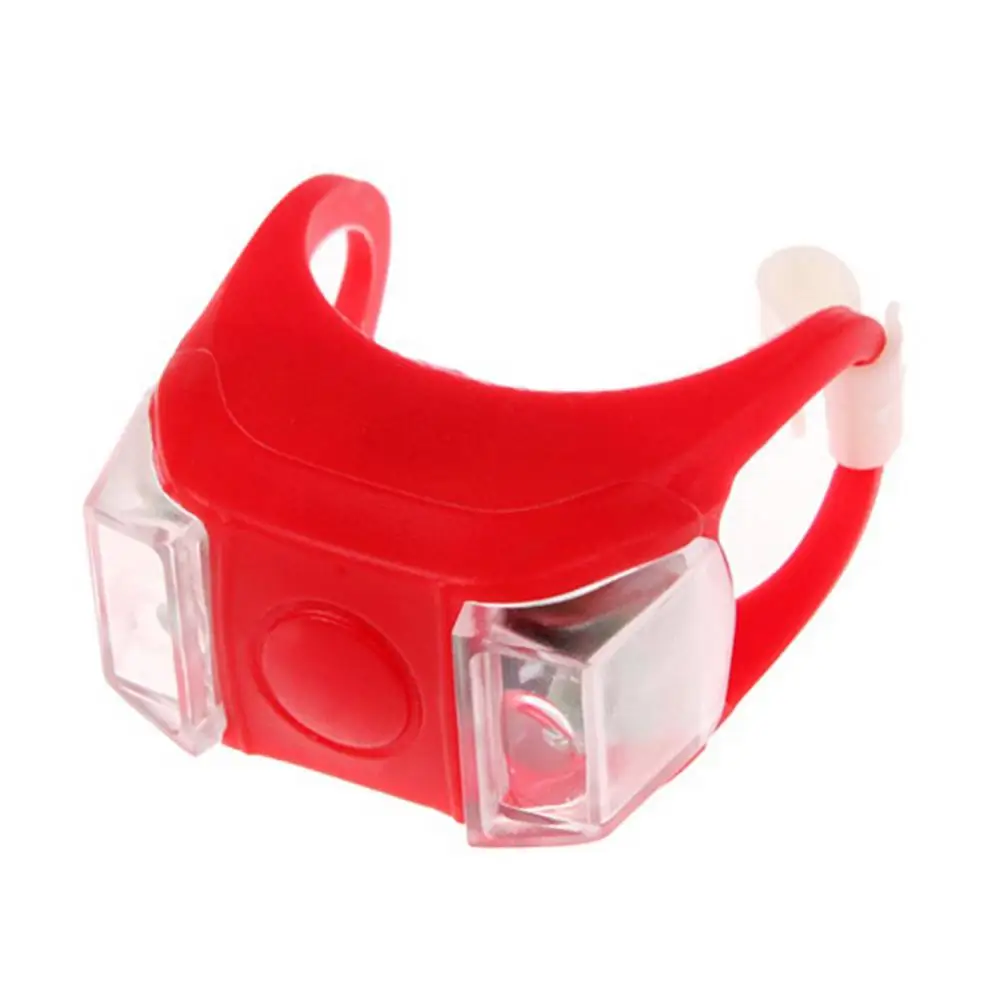 Силиконовая лампа на руль для велосипеда задний фонарь езды велосипеде детской