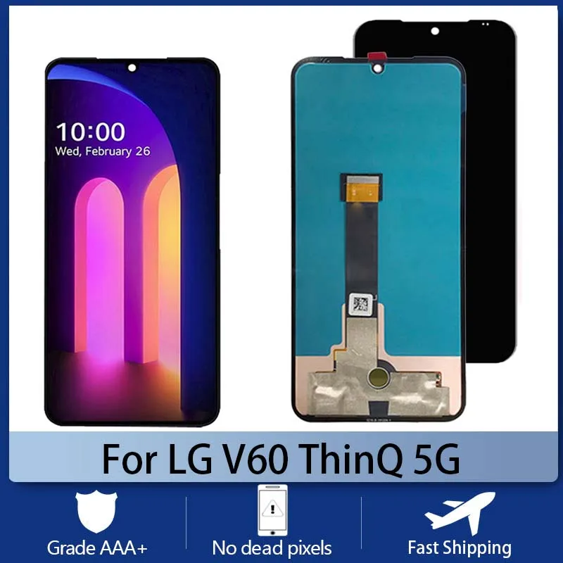 

Оригинальный Для LG V60 ThinQ 5G экран ЖК-дисплей V60 A001LG LM-V600