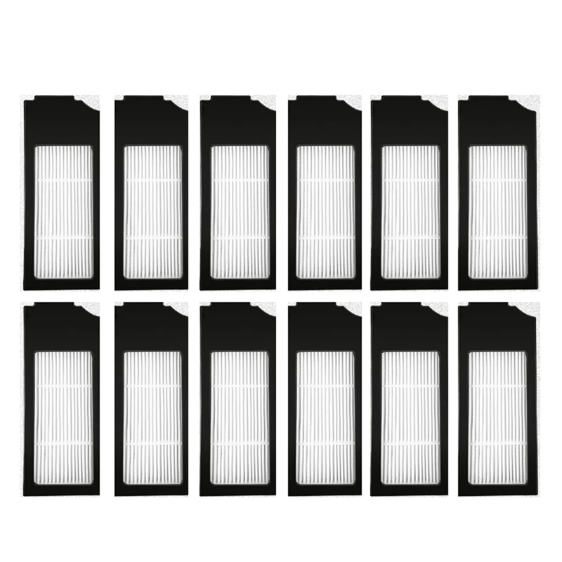 

12Piece Replacement Parts Robot Cleaner Replacement Heap Filter For Ecovacs Deebot X1 Omni Turbo