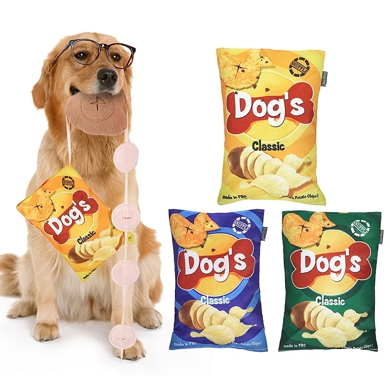 

Игрушки для домашних животных, игрушки-ножницы, картофельные чипсы, плюшевые зубы, скрытая еда, утечка еды, игрушки для собак, товары для домашних животных