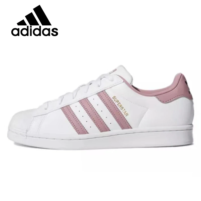 Женские туфли для скейтборда Adidas Originals Superstar W, фиолетовые,  белые и белые, зеленые GY5986 GY5987 | АлиЭкспресс