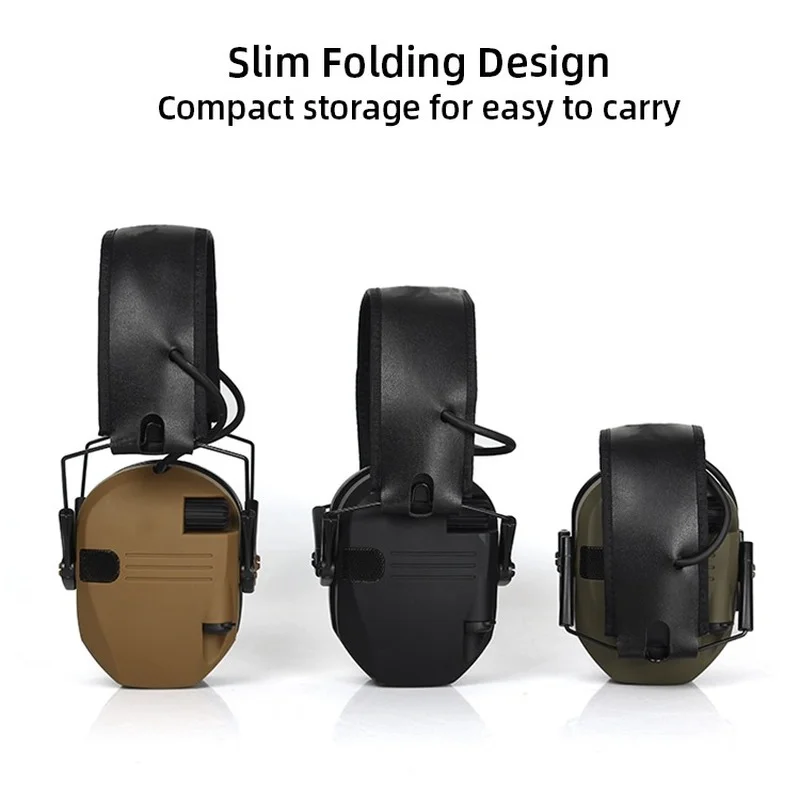 Soundproof Earmuffs Ear Hearing Protection Noise Canceling Hunting Tactical Shooting Military Headsets