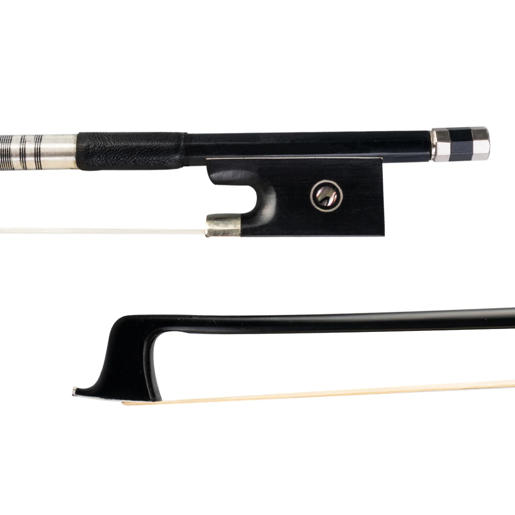 4/4 Carbon Fiber Violin Bow Hand Crafted By Professional Violin Bow Maker Strong Stiff Well Balanced Bow For Violinists Fiddlers