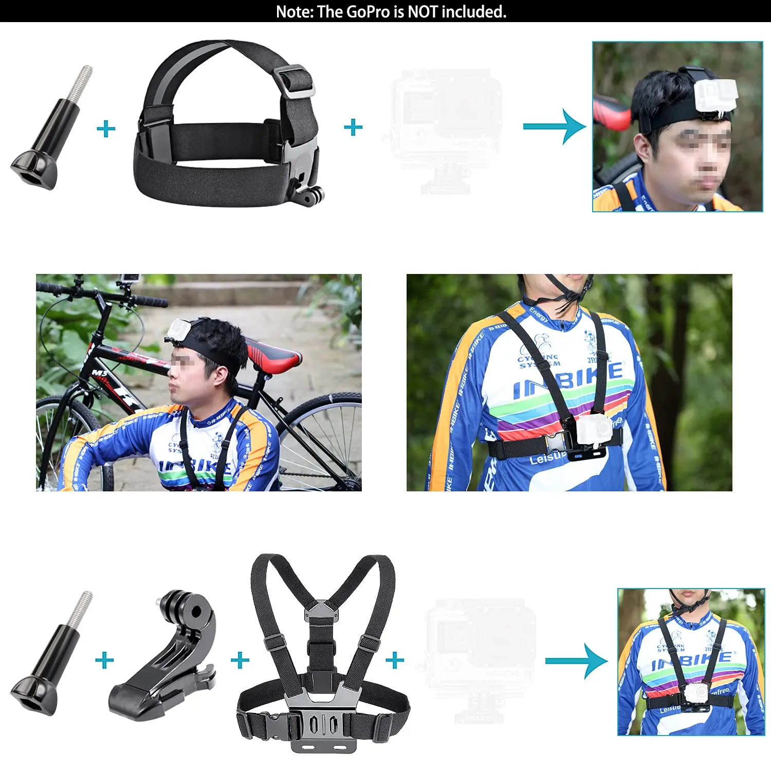 Комплект аксессуаров для экшн-камеры NEEWER GP-50 50 в 1 совместим с GoPro Hero 12 11 10 9 DJI OSMO 4 3 2