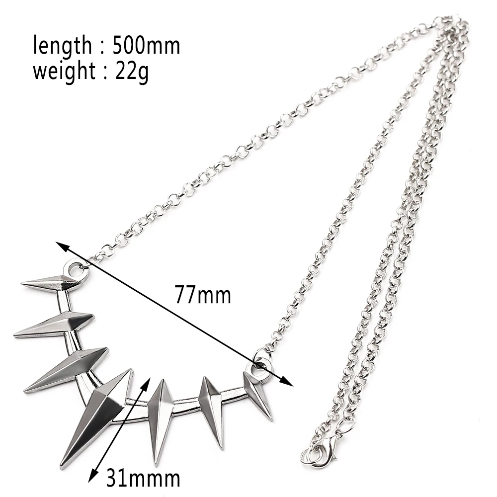 Мужская подвеска с пантерой Marvel черная