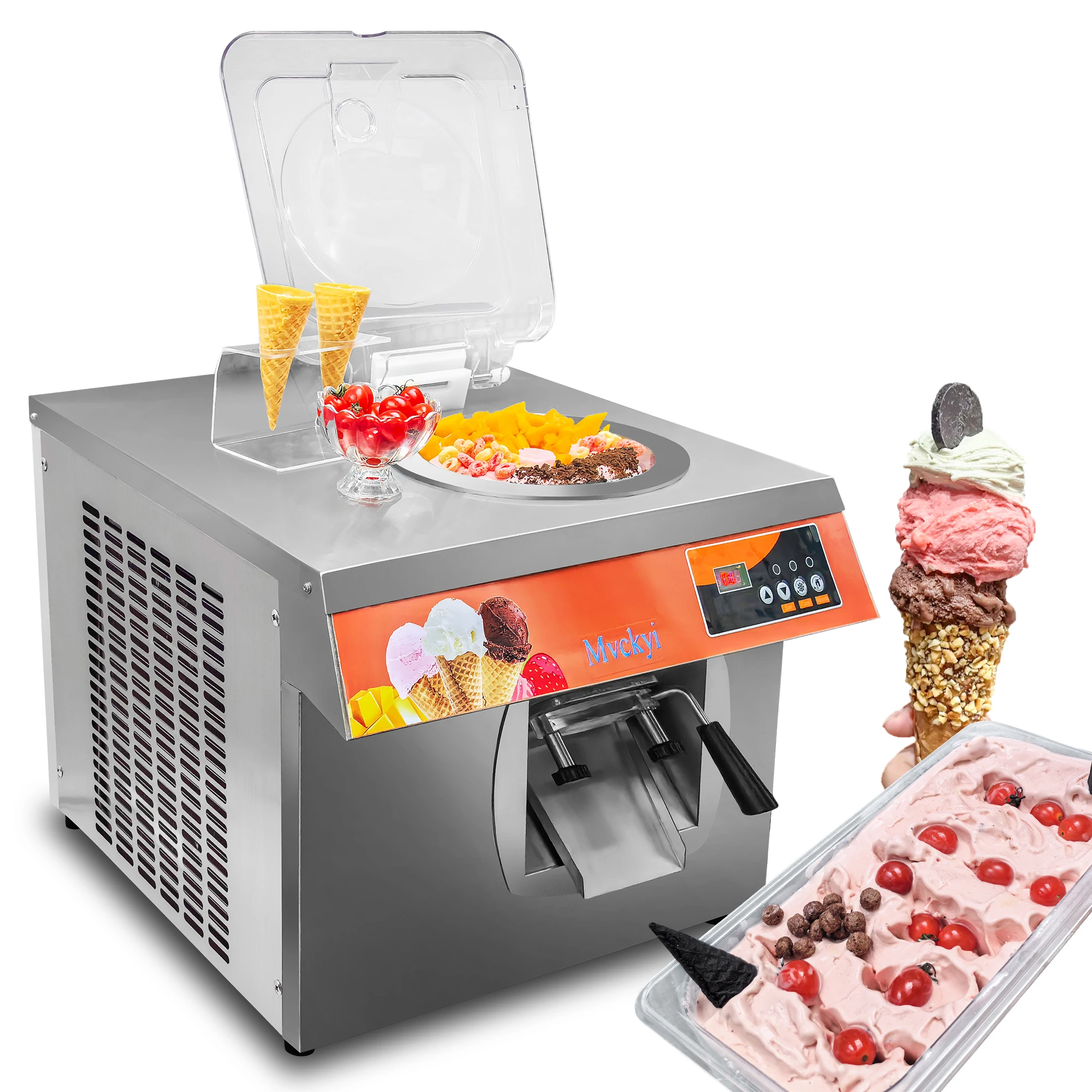 Mvckyi коммерческая машина для приготовления жесткого мороженого Морозильная желе