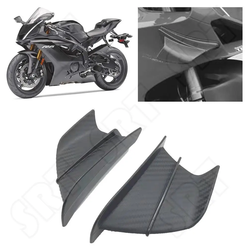 For YAMAHA YZF R6 R3 R125 YZF-R1 R1M R1S R15 V3.0 R25 Motorcycle Accessories Aerodynamic Wind Wing Winglet Modification Spoiler