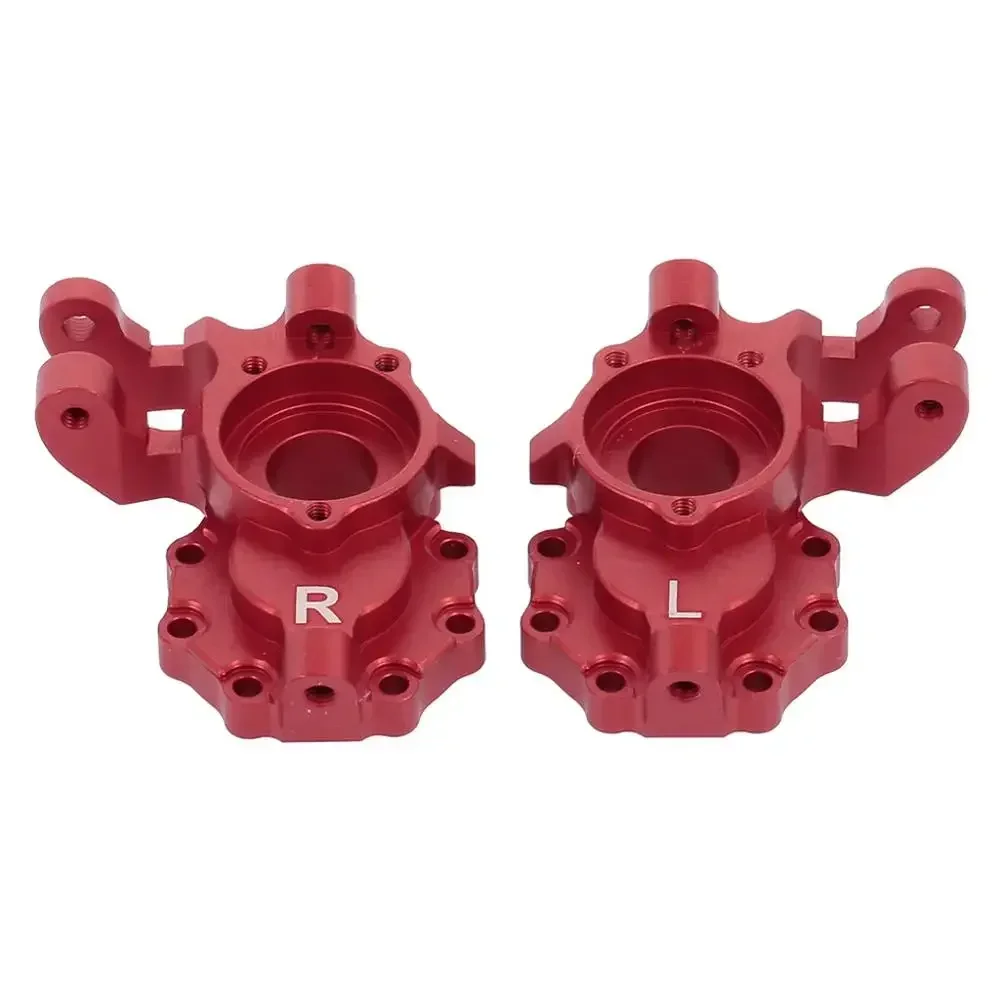 Черный серебристый алюминиевый передний поворотный кулак для радиоуправляемого