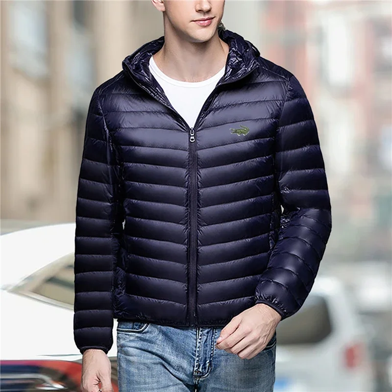 

Men Autumn Winter Fashion Short Puffer Jackets 2024 New Arrival Ultralight Down Coat Portable Packable Down Jacket