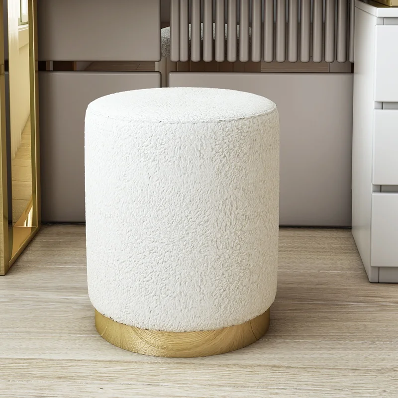 

Outdoor Makeup Stool Chair Portable Nordic Nordic Modern Vanity Chair Designer Bedroom Living Room Sgabello Home Furniture